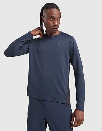 On Performance Long-T Laufshirt langarm navy/black (Herren)