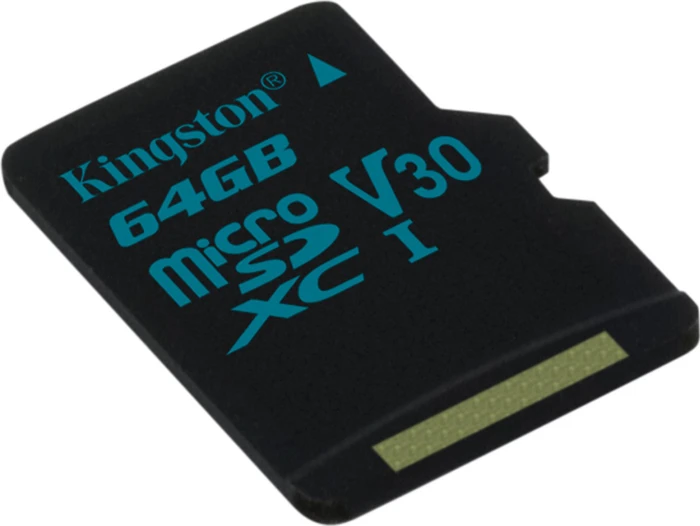 Kingston Canvas Go! R90/W45 64GB, UHS-I U3, Class 10