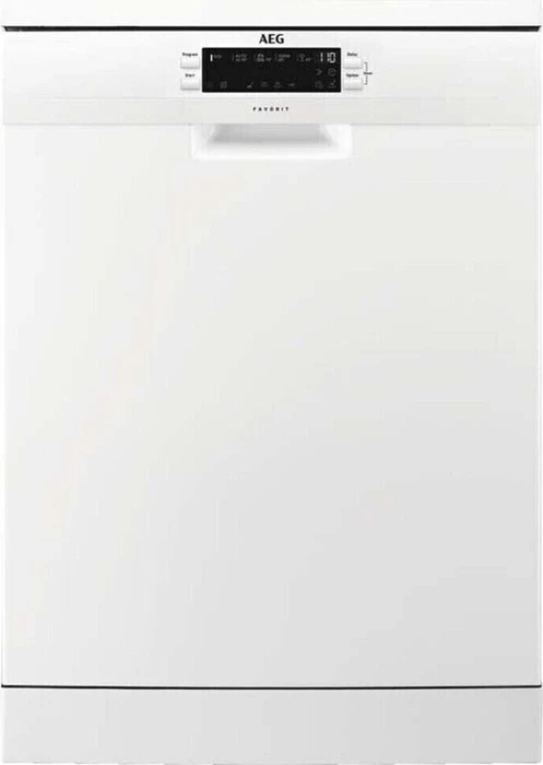 AEG Standgeschirrspüler FFS5361CZW | 60 cm | 13 Maßgedecke | AirDry | 44 dB | 8 Programme | Energieklasse D | weiß, D (Spektrum A bis G) Image