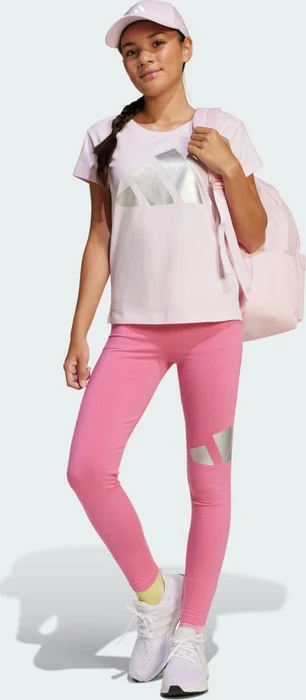 adidas New Logo Embroidered Baseball Kappe clear pink/white