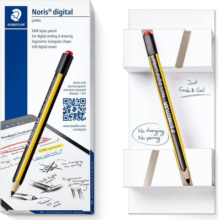Staedtler Noris digital jumbo EMR Stylus, gelb/schwarz