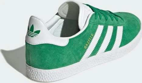 adidas Gazelle green/cloud white/gold metallic (Junior)