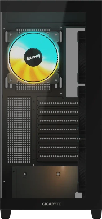 GIGABYTE AORUS C500 Panoramic Stealth, schwarz, Glasfenster