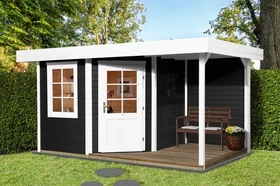Weka 213 A 396x238cm Gartenhaus anthrazit