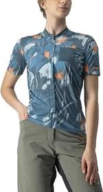 Castelli Unltd Sentiero Trikot kurzarm dark teal/coral flash (Damen)