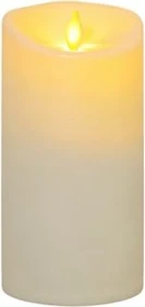 Star Trading M-Twinkle Stumpenkerze 17.5cm elfenbein LED 1x warmweiß, 1 Stück