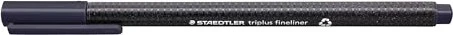 Staedtler triplus fineliner 334 0.3mm indigoblau, 10er-Pack