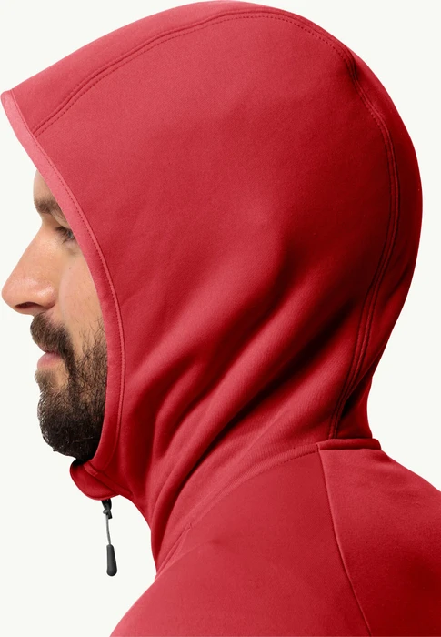 Jack Wolfskin Baiselberg Hoody FZ Jacke red glow (Herren)