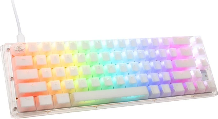 Ducky One 3 SF PBT, LEDs RGB, Aura White, MX RGB BLUE, USB, US