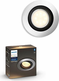 Philips Hue White Ambiance Milliskin Einbauleuchte Erweiterung rund alu schwarz