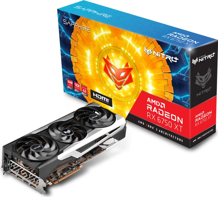 Sapphire Nitro+ Radeon RX 6750 XT, 12GB GDDR6, HDMI, 3x DP, lite retail