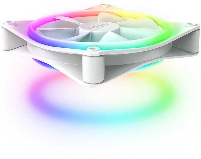 NZXT F Series F120 RGB DUO, Matte White, weiß, 120mm