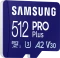 Samsung PRO Plus R180/W130 512GB Kit, UHS-I U3, A2, Class 10 Vorschaubild