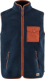 Fjällräven Vardag Pile Fleece Weste navy/autumn leaf (Herren)