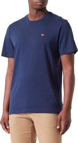 Wrangler Sign Off T-Shirt kurzarm navy (Herren)