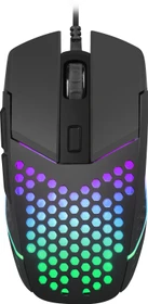 Natec Fury Battler Gaming Mouse grau/schwarz, USB (NFU-1654)