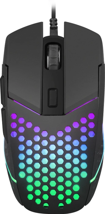 Natec Fury Battler Gaming Mouse grau/schwarz, USB