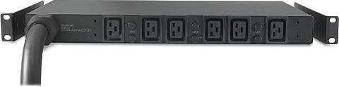 APC Basic Rack PDU, 1HE, 6-fach, 32A/400V, 2.44m