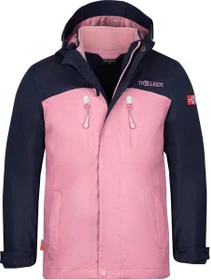 Trollkids Girls Bryggen 3in1 Funktionsjacke navy/mauve (Junior)