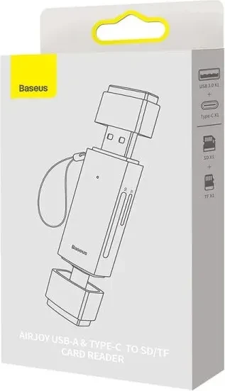 Baseus Lite Series Card Reader, USB-C/USB-A 3.0 [Stecker]