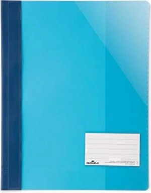 Durable Sichthefter opak, A4+, hellblau/transparent, 25er-Pack