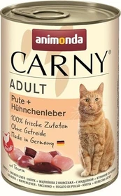 animonda Carny Adult Pute und Hühnchenleber, 2.40kg (6x 400g)