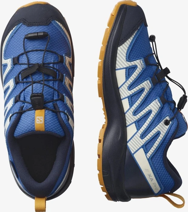 Salomon XA Pro V8 CSWP palace blue/navy blazer/butterscotch (Junior)