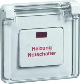 Peha Standard Heizung-Notschalter Aus 2polig, weiß