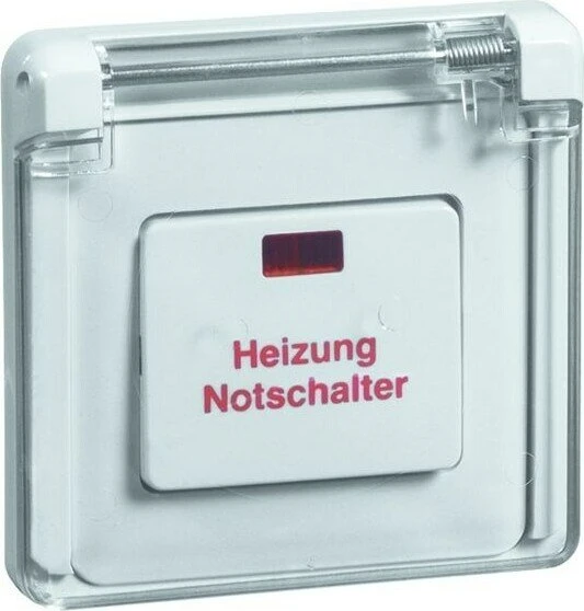Peha Standard Heizung-Notschalter Aus 2polig, weiß