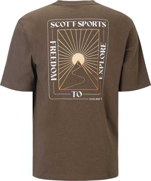 Scott Graphic T-Shirt kurzarm wood grey (Herren)