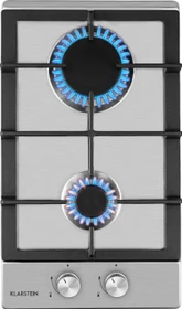 Klarstein Ignito 30cm Gas-Kochfeld Domino autark silber