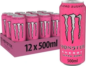 Monster Energy Ultra Rosá Zero Zucker 12x 500ml