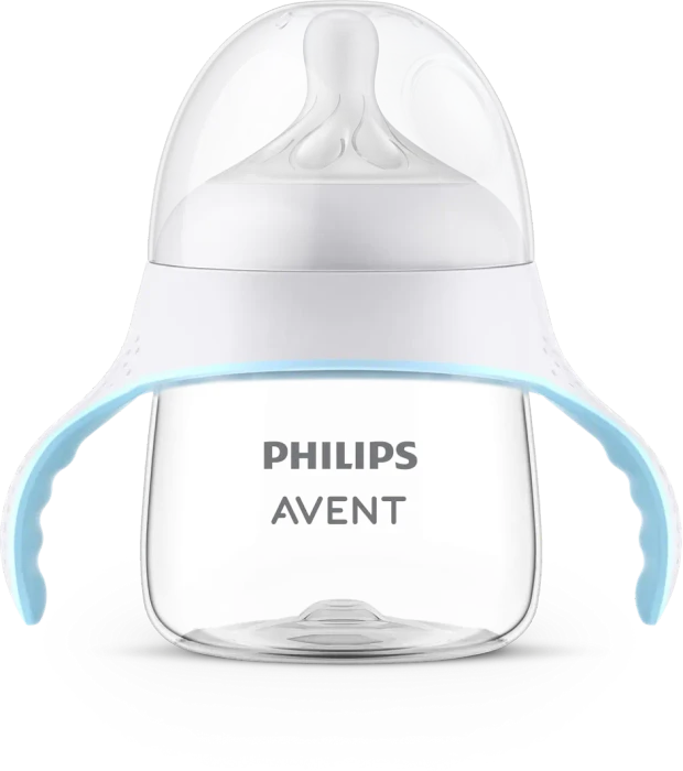 Philips Avent SCF263/61 Naturnah Trinklernflasche, 6+M, 150ml, weiß