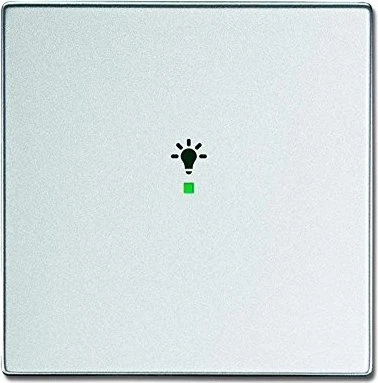 Busch-Jaeger Wippe 1-fach mit Symbol "Licht", alusilber