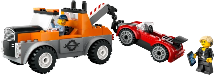 LEGO City - Abschleppwagen mit Sportauto