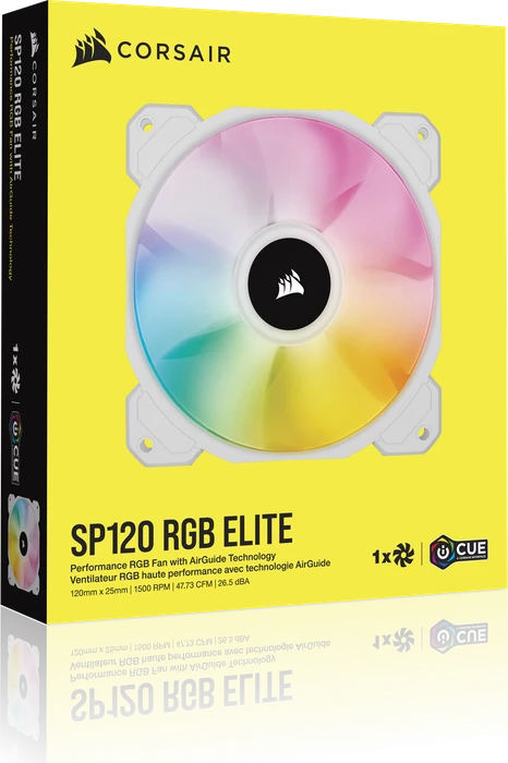 Corsair SP Series iCUE SP120 RGB Elite, weiß, 120mm