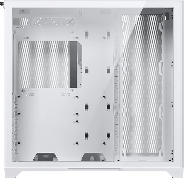 MetallicGear / MagniumGear Neo Qube 2 White, weiß, Glasfenster