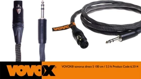 VOVOX sonorus direct S XLRf/TRS 1.0m