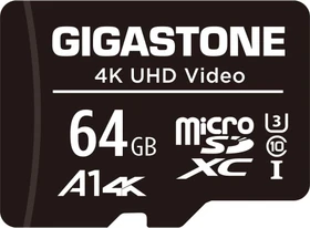 Gigastone 4K UHD Video R90/W20 64GB Kit, UHS-I U3, A1, Class 10