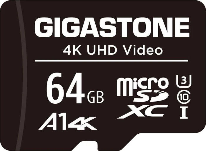 Gigastone 4K UHD Video R90/W20 64GB Kit, UHS-I U3, A1, Class 10