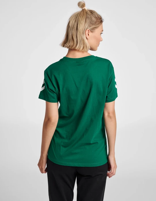 hummel GO Cotton T-Shirt kurzarm evergreen
