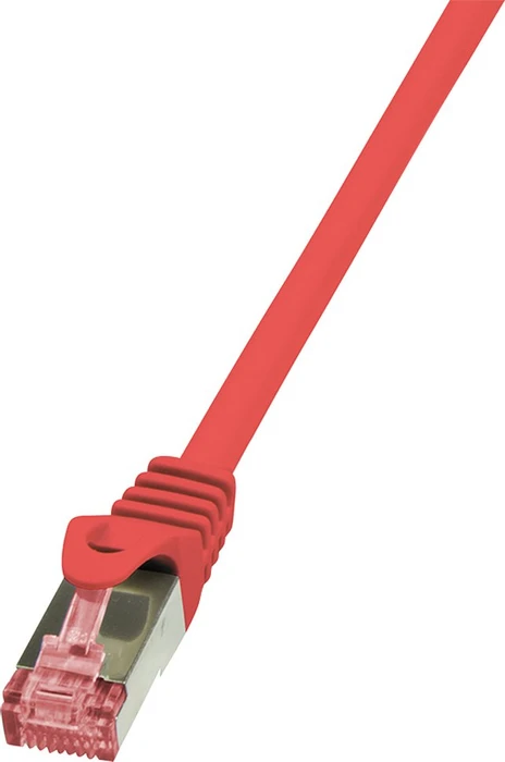 LogiLink PrimeLine Patchkabel, Cat6, S/FTP, RJ-45/RJ-45, 10m, rot