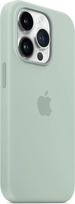 Apple Silikon Case mit MagSafe für iPhone 14 Pro agavengrün