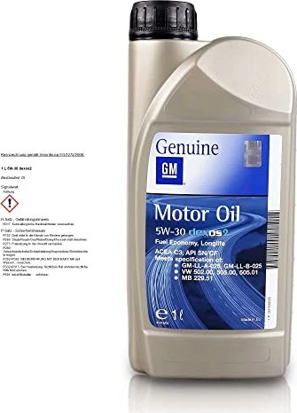 GM Opel 5W-30 dexos2 1l