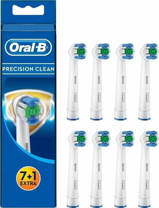 Oral-B Precision Clean Bakterienschutz 7+1 Ersatzbürste, 8 Stück