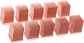 Alphacool RAM-Kühler selbstklebende Kühlrippen 10x10mm, 10 Stück