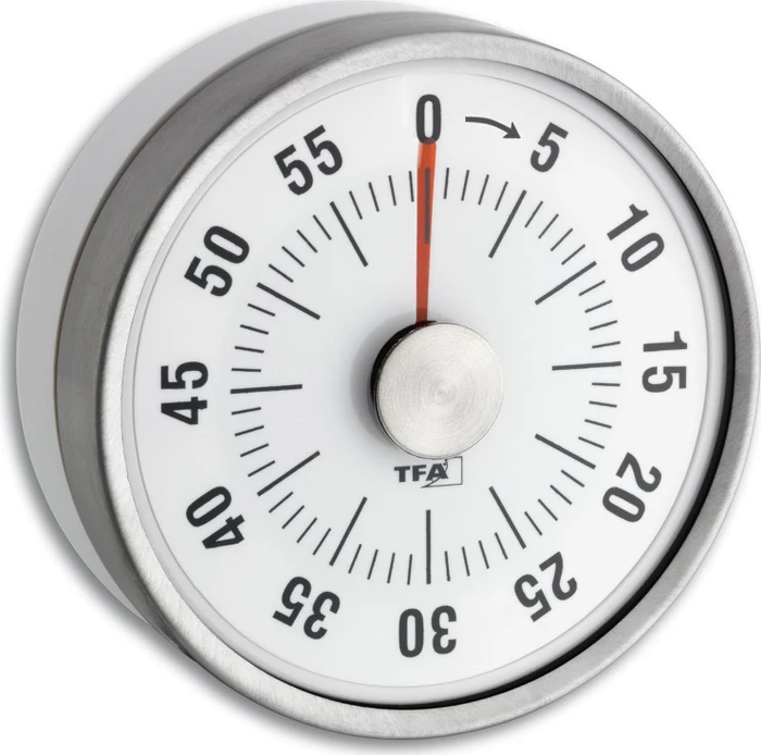 TFA Dostmann Puck Kitchen Timer Eieruhr analog