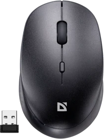 Defender Auris MB-027 Silent Wireless Optical Mouse schwarz, USB (52027)