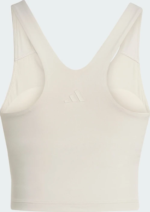 adidas All Me Medium-Support Bra Tanktop Sport-BH beige (Damen)