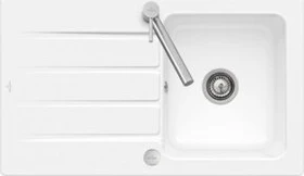 Villeroy & Boch Architectura 860x510mm Becken reversibel mit Ablauffernbedienung weiß alpin